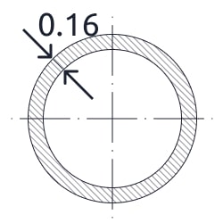 Нержавеющая круглая труба 15x0.16 мм 08Х18Н10Т ГОСТ 10498-82 холоднодеформированная зеркальная купить в Шымкентe