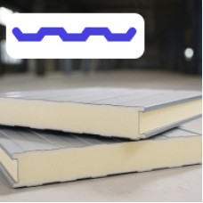 Стеновая ТСП 50x1000 мм, МВ, Z-Lock, профиль трапеция 50/50, RAL 9006